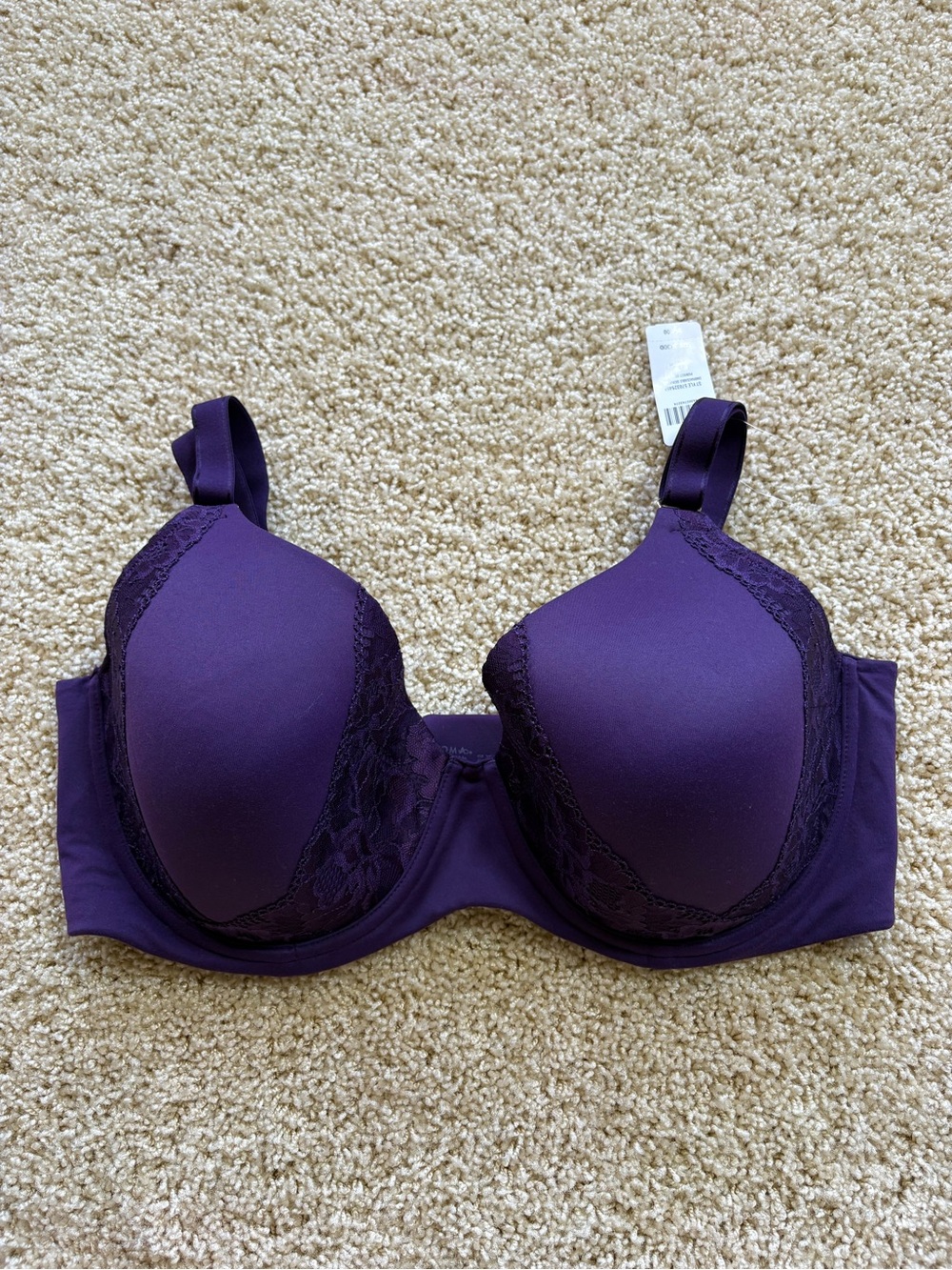 NWT Soma Embraceable Signature Perfect Coverage Bra Blackberry 38DDD 570329468